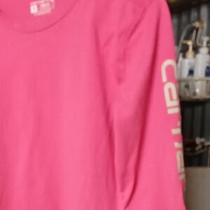 Carhartt Pink Long Sleeve Tee